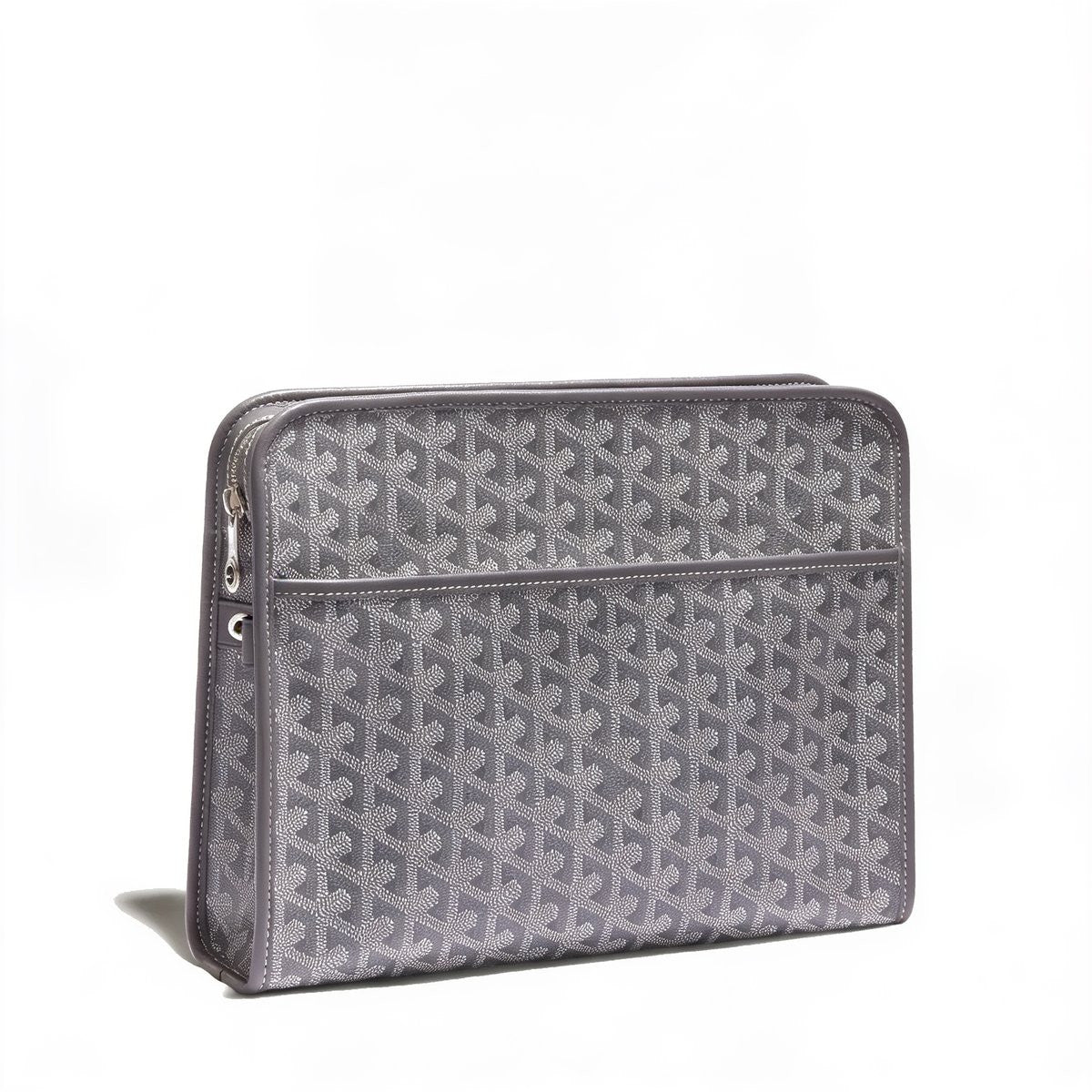 Canvas Toiletry Bag - Large - Grey