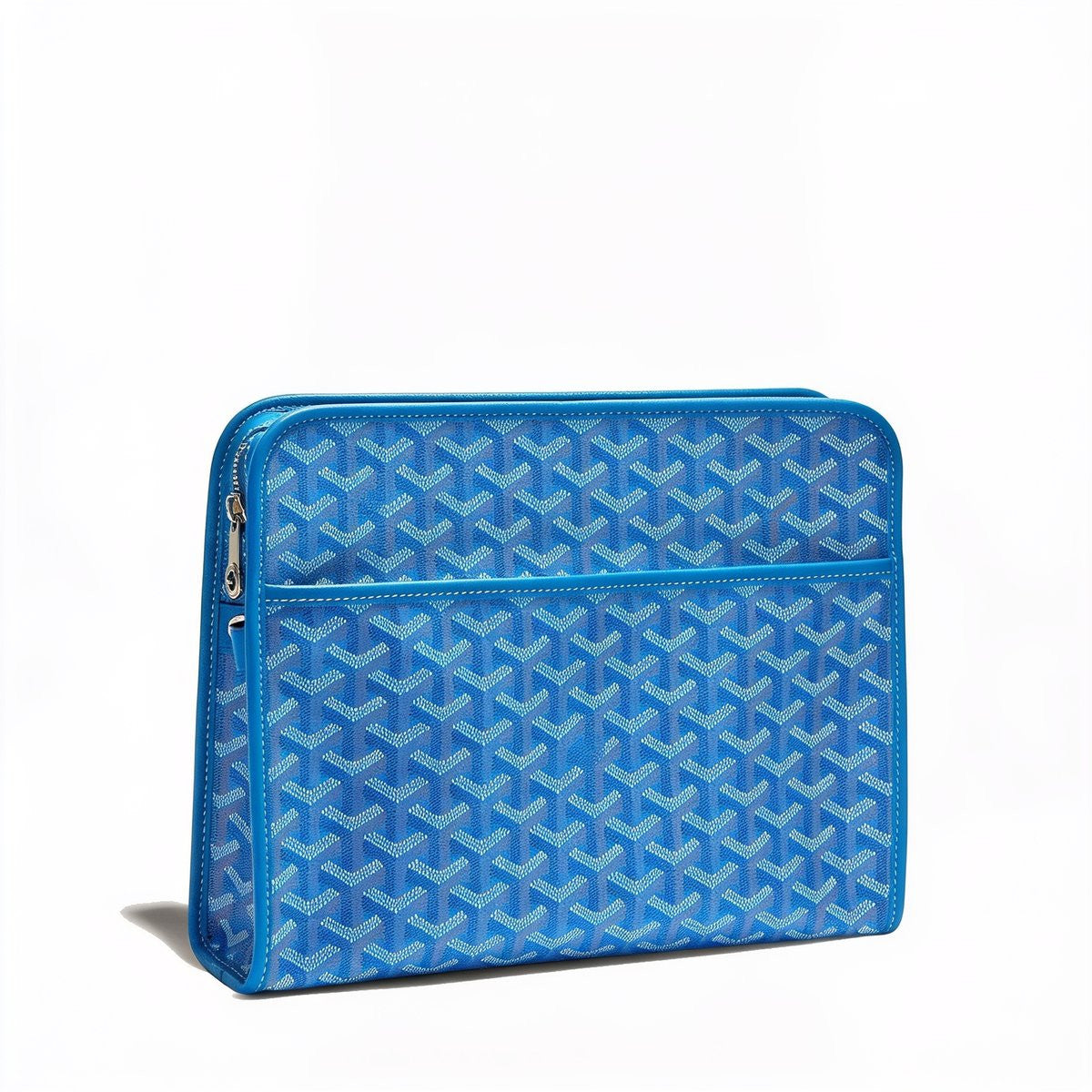 Canvas Toiletry Bag - Large - Sky Blue