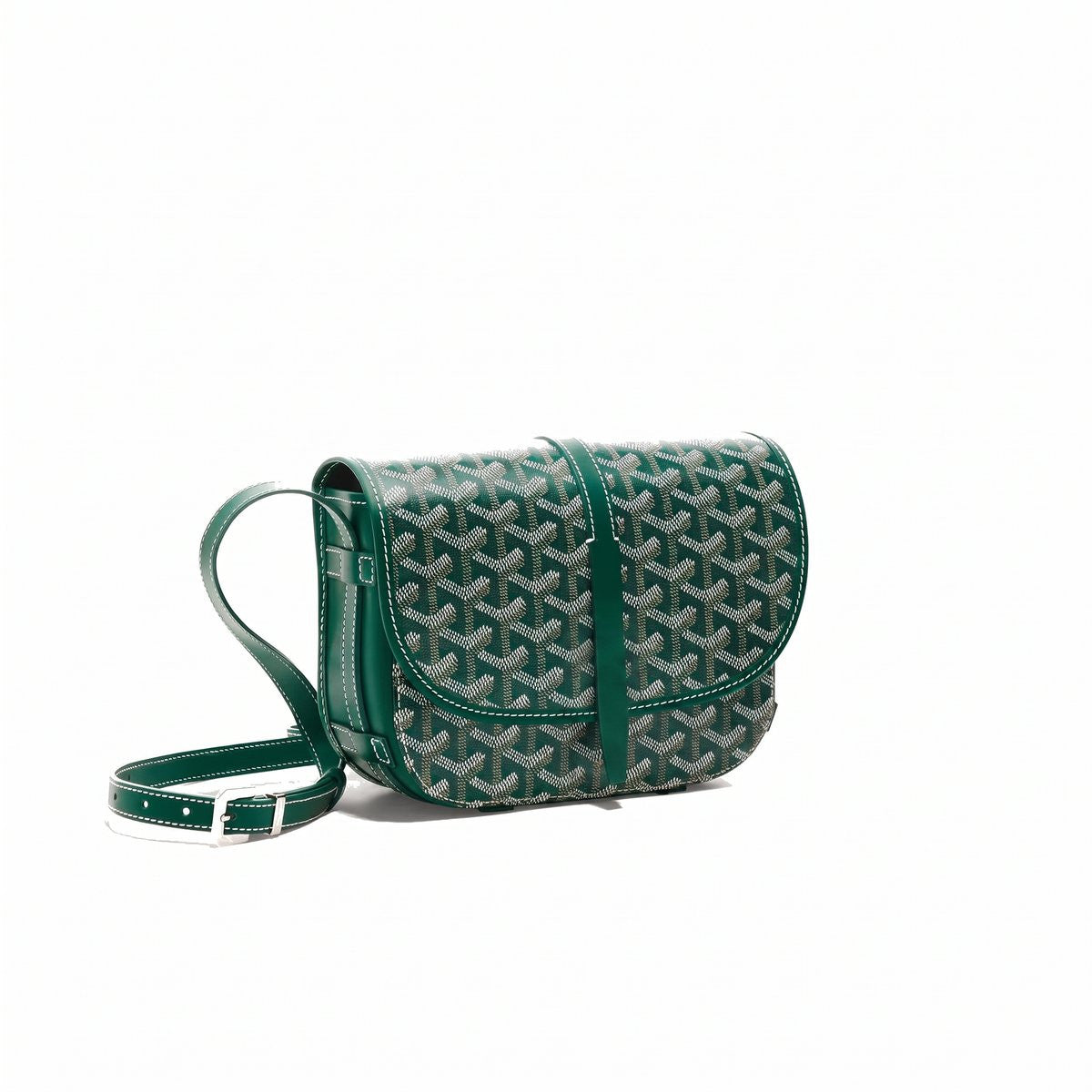 Canvas Crossbody Messenger - Small - Green
