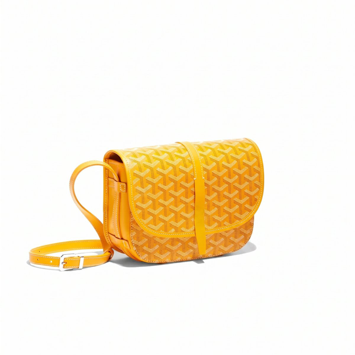Canvas Crossbody Messenger - Small - Yellow