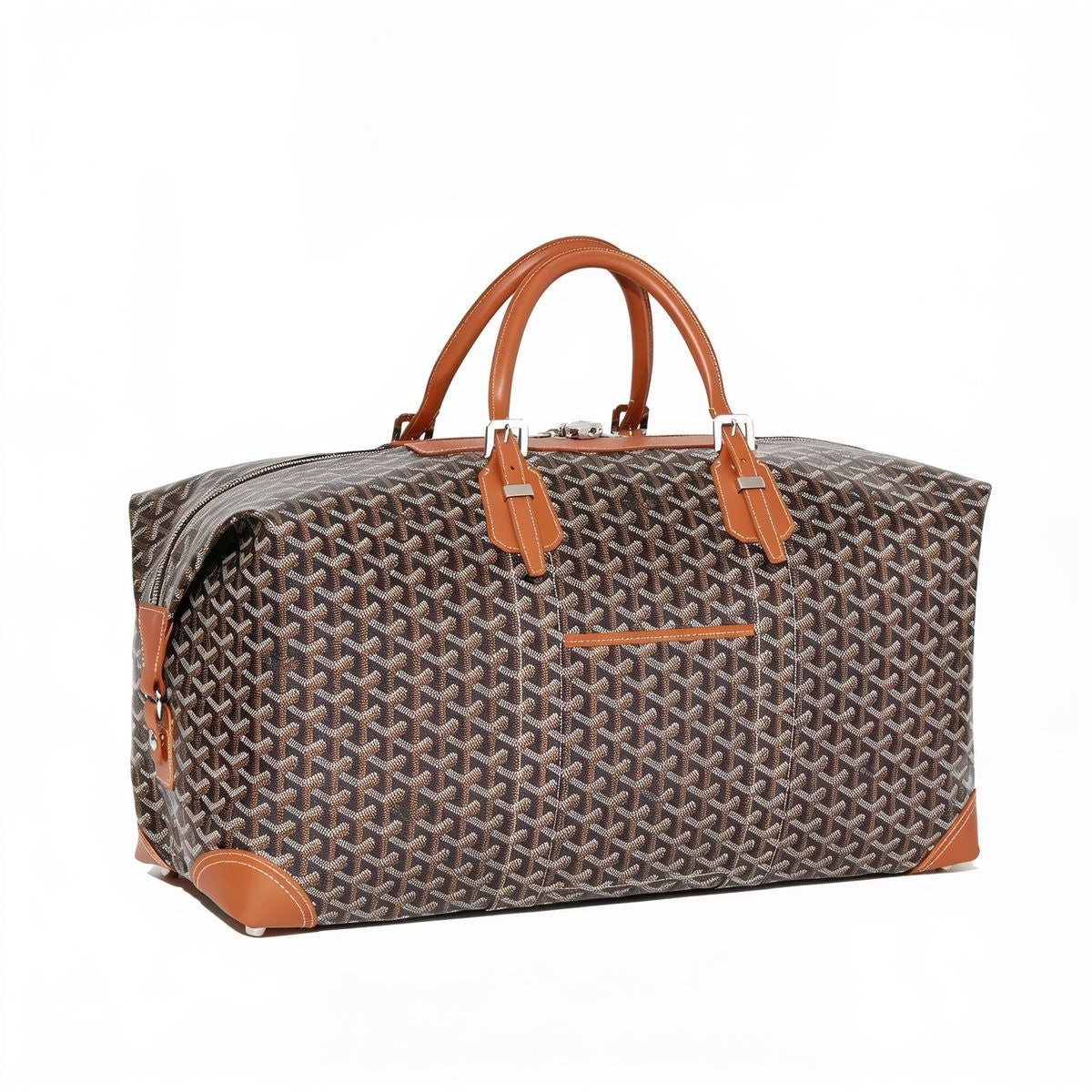 Canvas Bowling Travel Bag - 55cm - Black & Tan