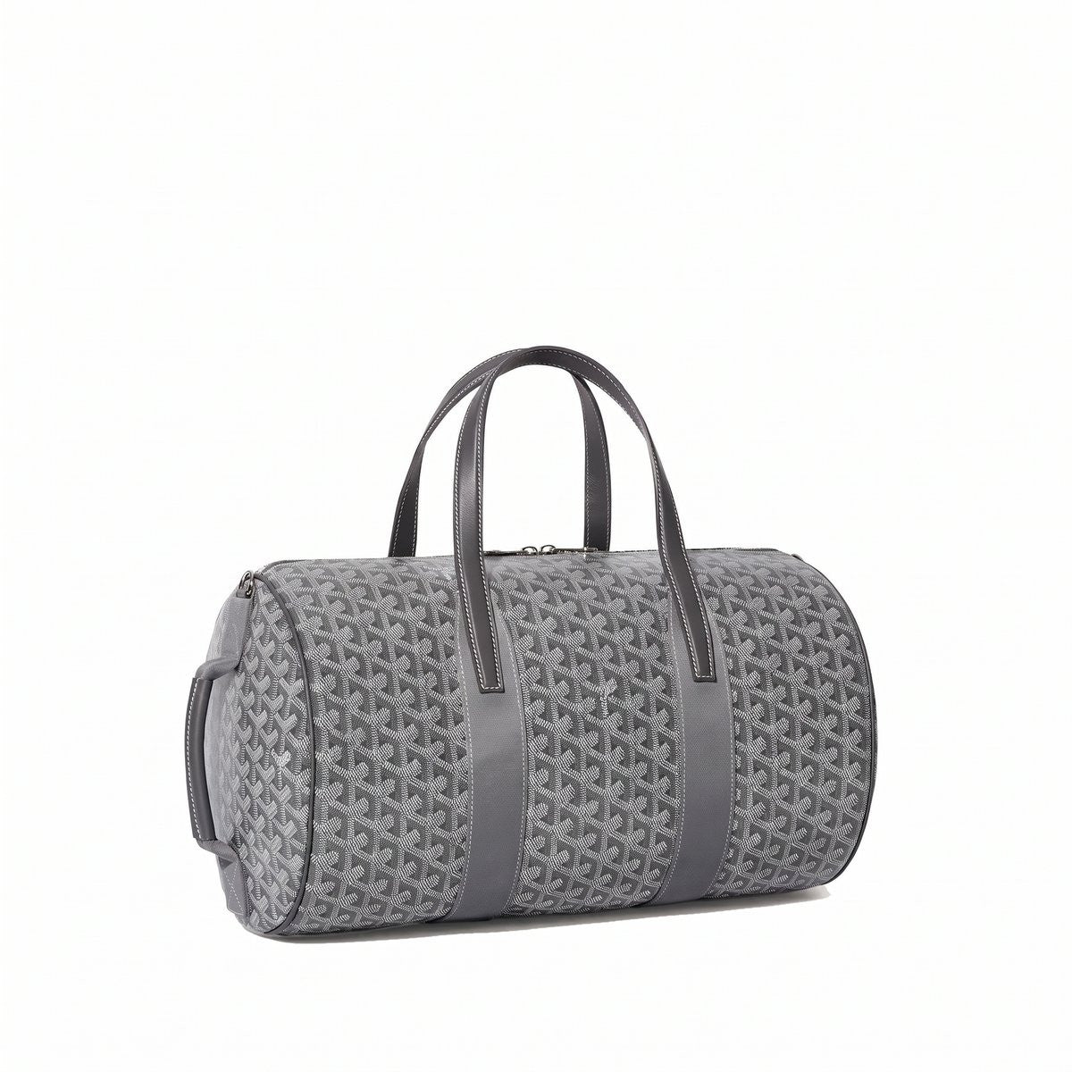 Canvas Sports Duffel Bag - Grey