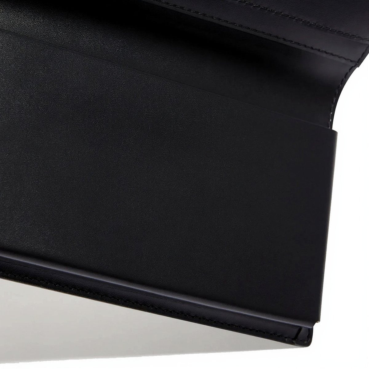 Long Snap Wallet with Card Slots - Black - 3