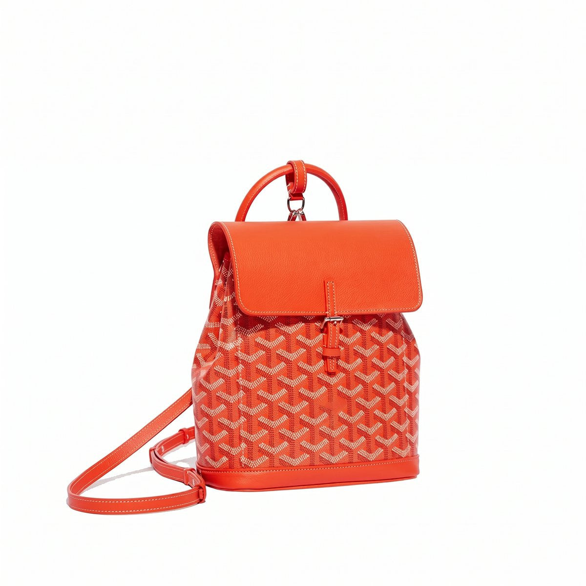 Mini Canvas Backpack - Orange