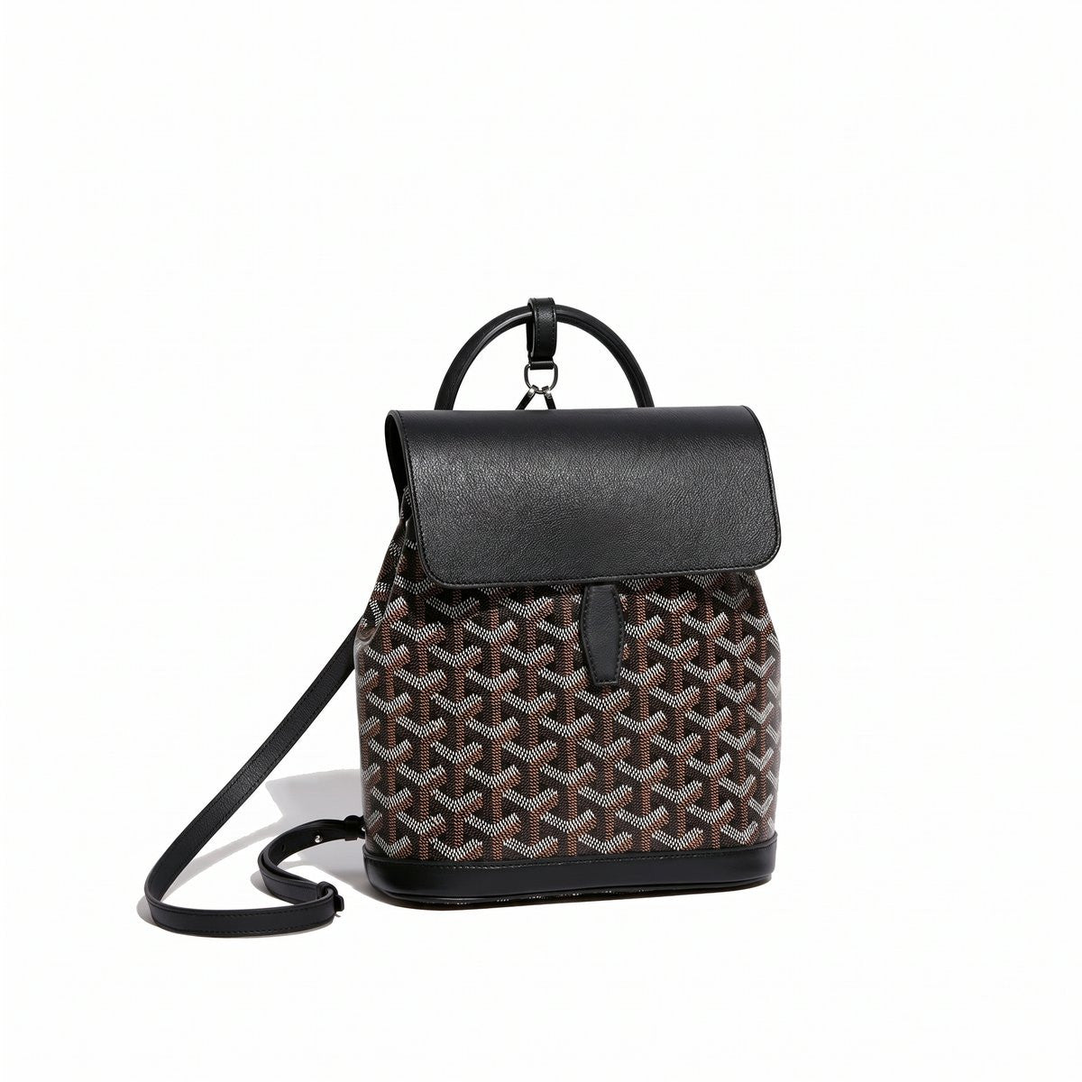 Mini Canvas Backpack - Black