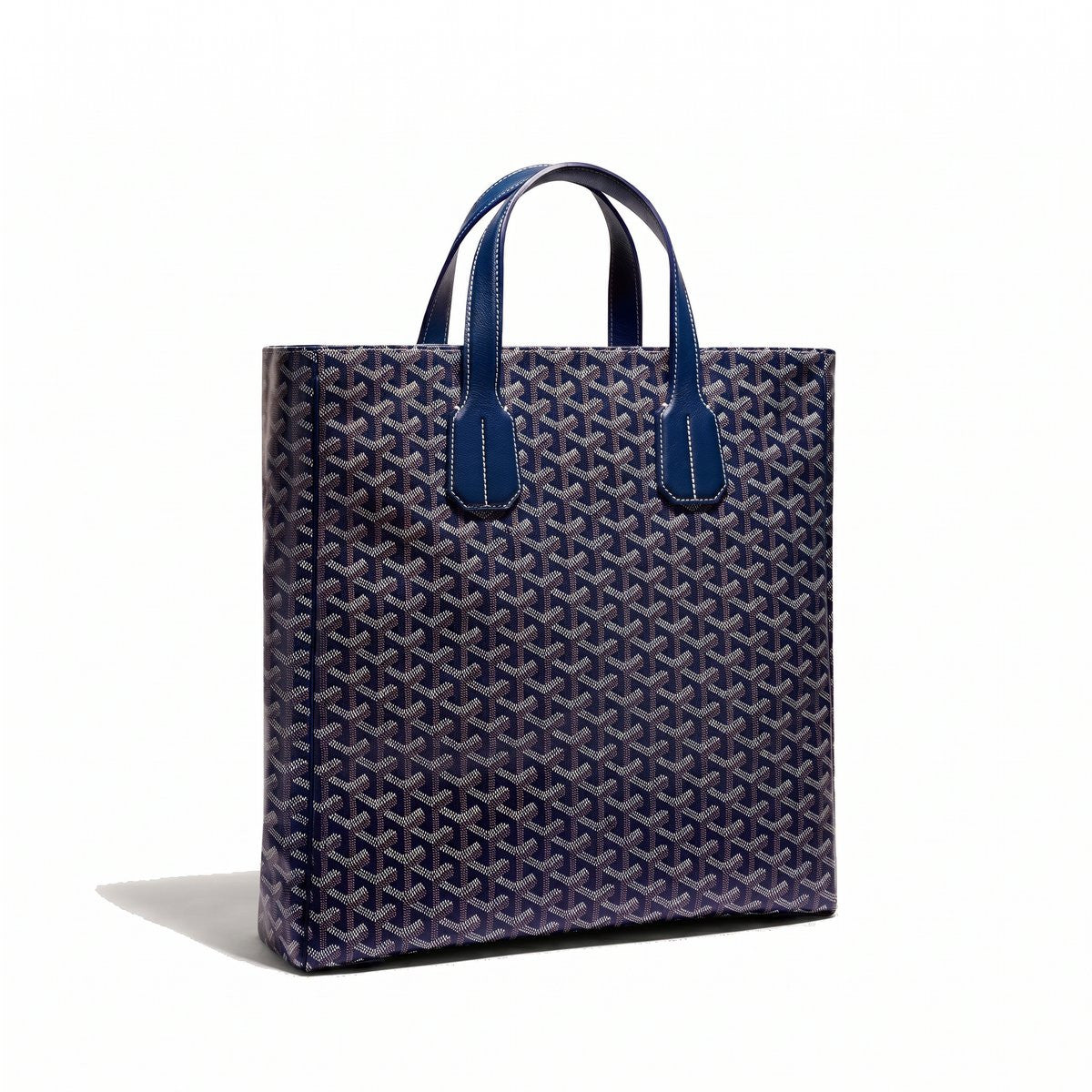 Slim Vertical Crossbody Bag - Navy Blue