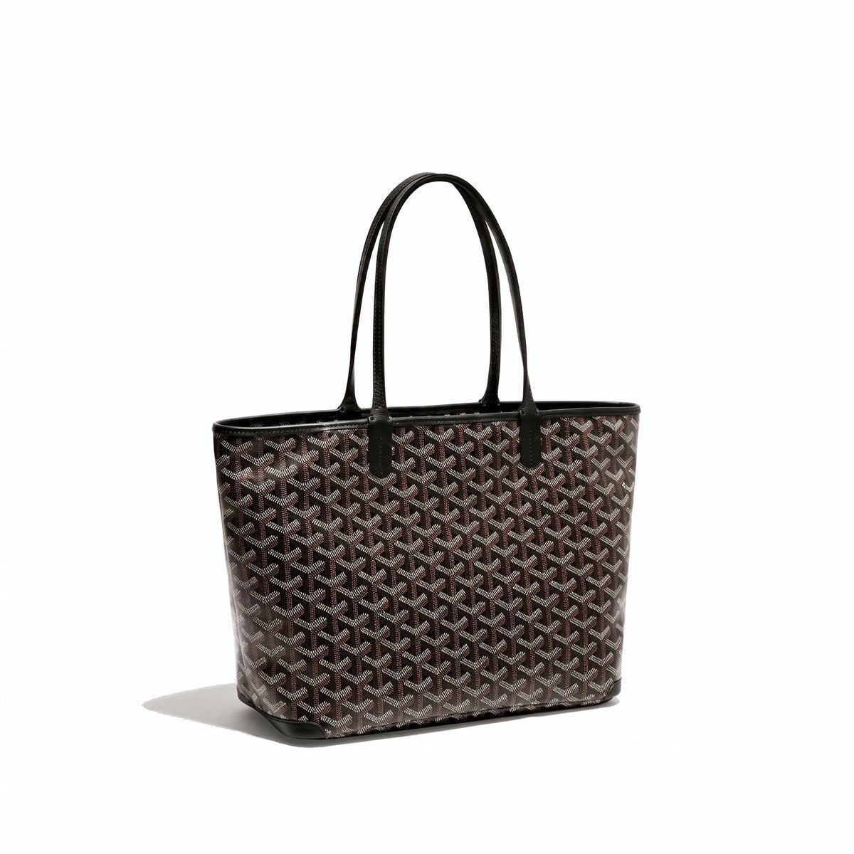 Zippered Canvas Tote - Small - Black