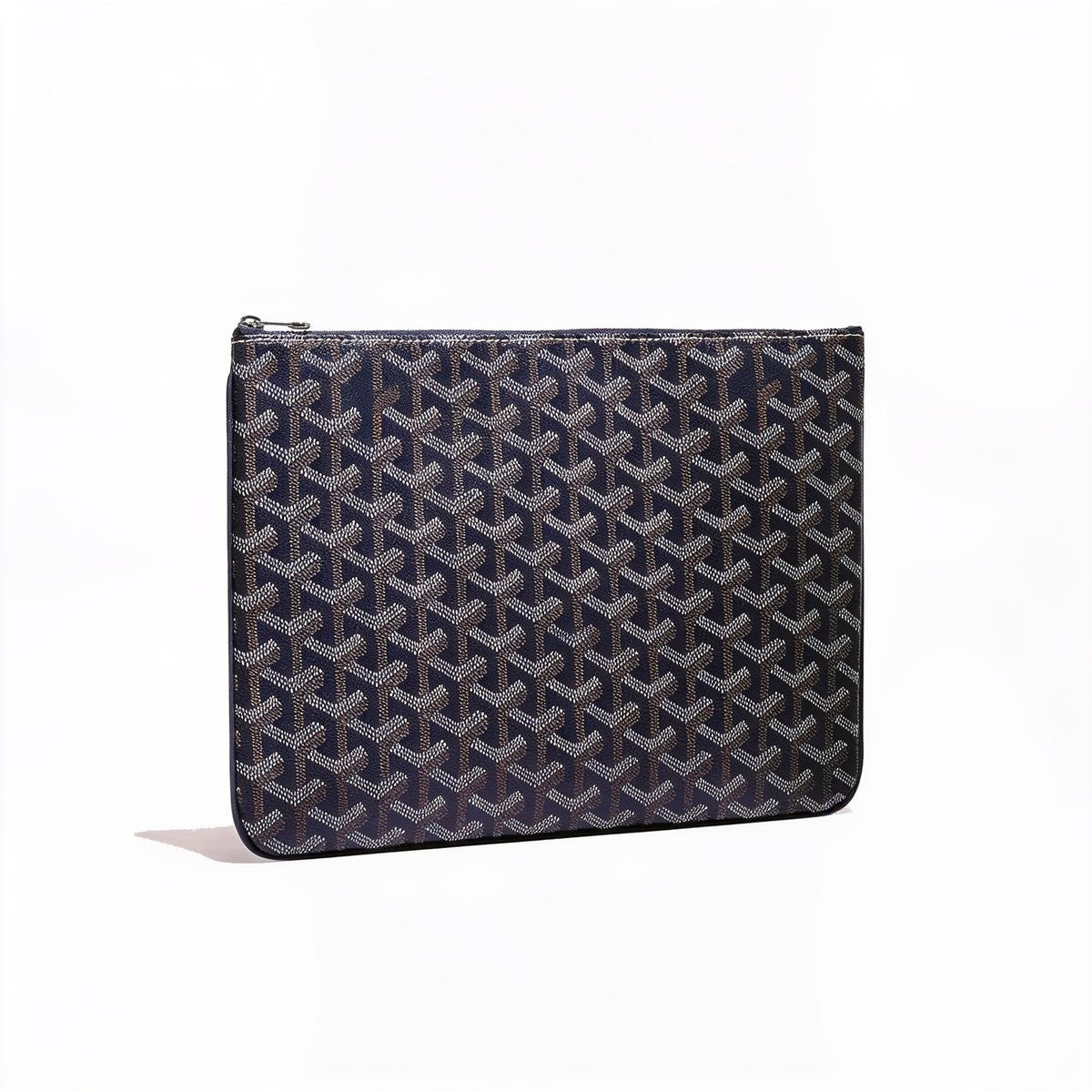 Flat Document Pouch - Medium - Navy Blue