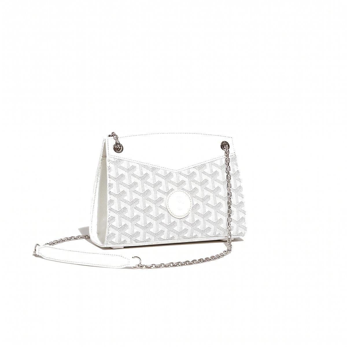 Structured Mini Bucket Bag - White