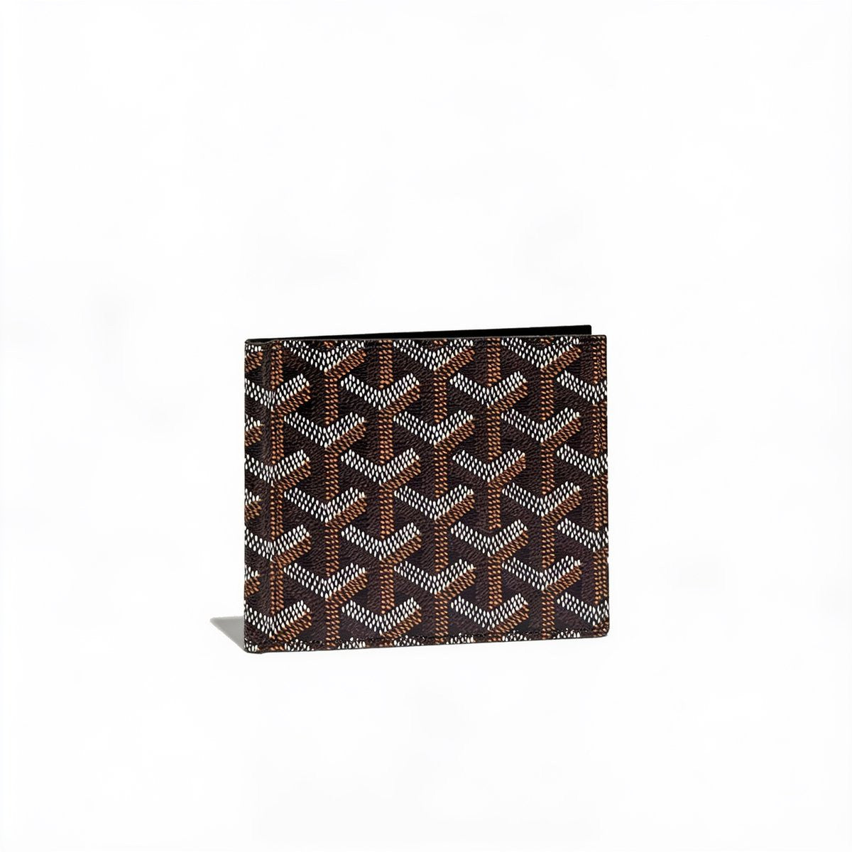 Leather Money Clip Card Holder - Black