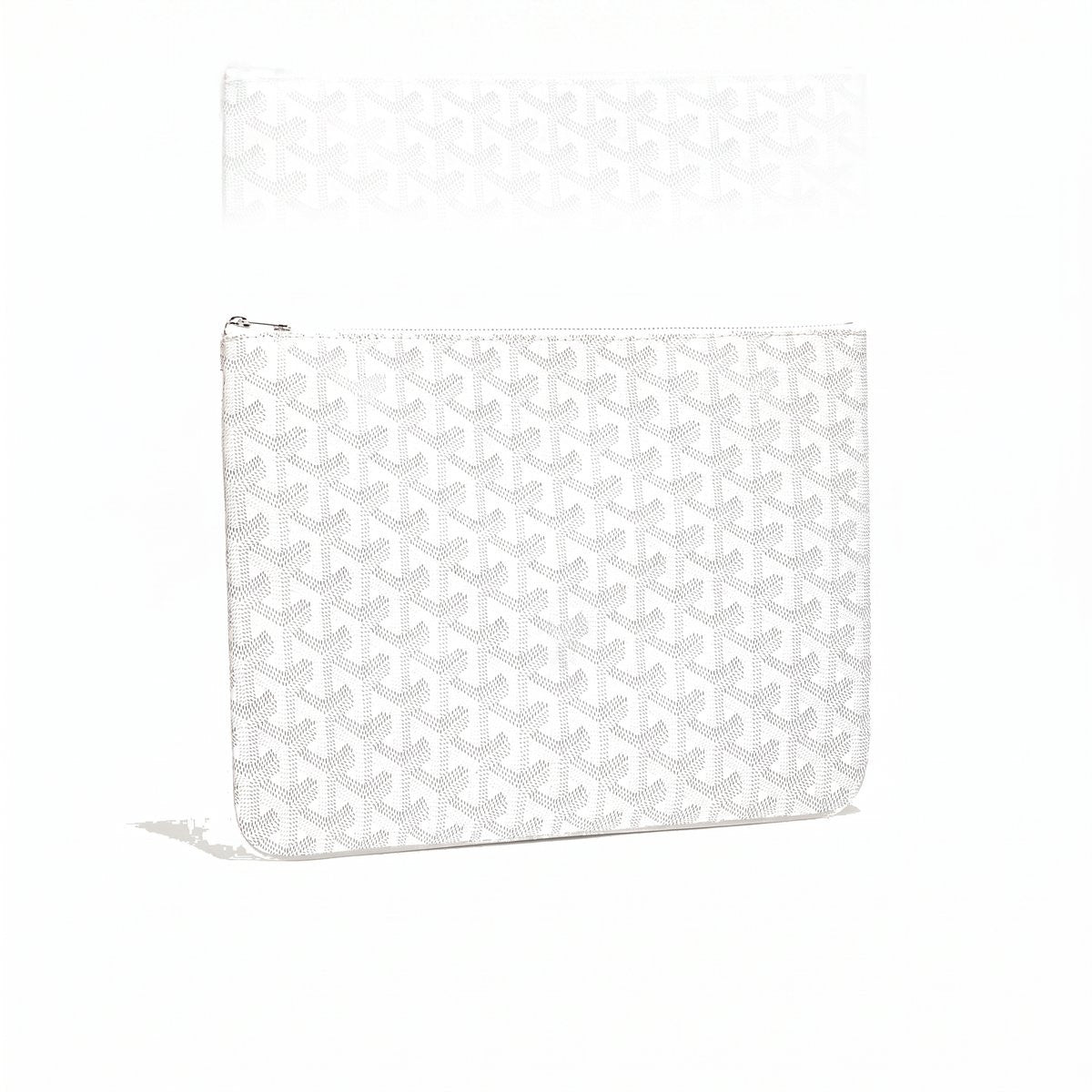 Flat Document Pouch - Medium - White