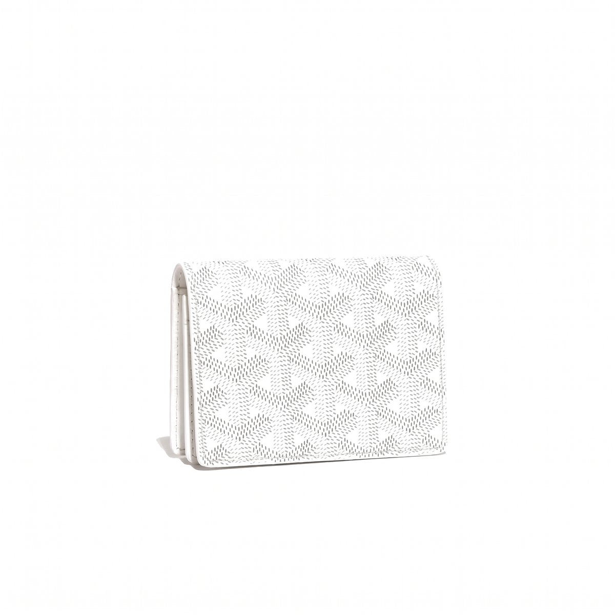 Zip-Around Card Wallet - White