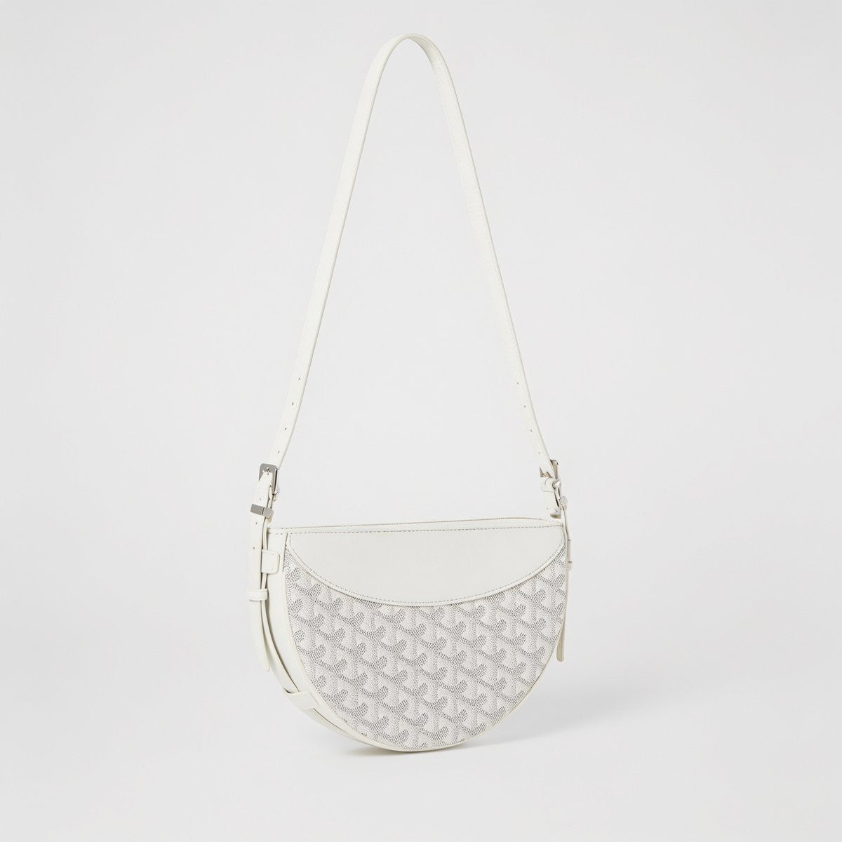 Crescent Shoulder Bag - White