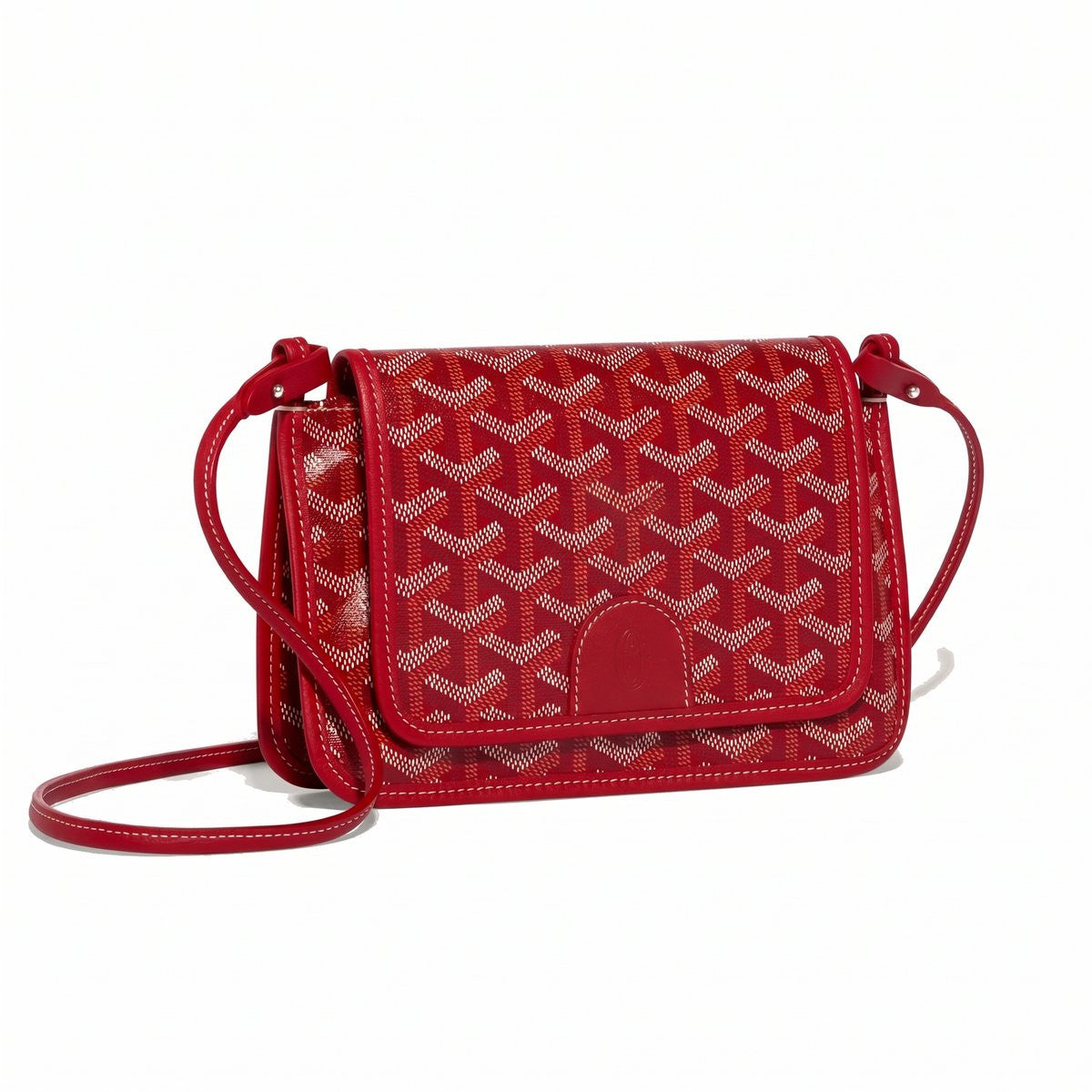 Crossbody Pouch Wallet - Red