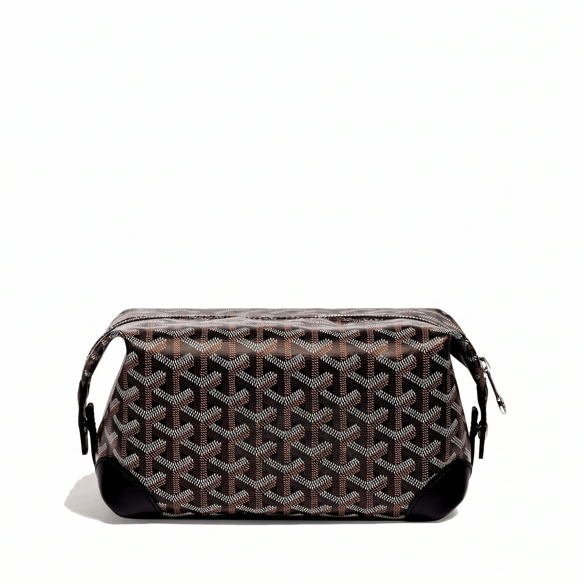Canvas Bowling Toiletry Bag - Black - 2