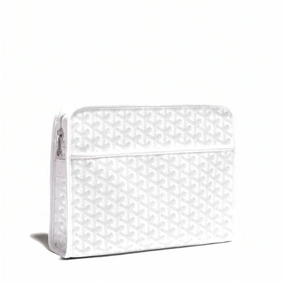Canvas Toiletry Bag - Large - White