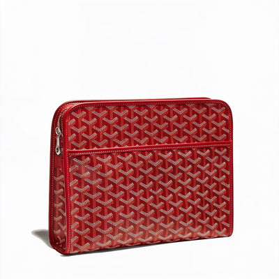 Canvas Toiletry Bag - Large - Red