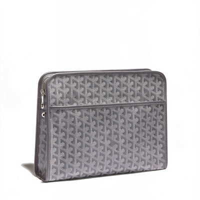 Canvas Toiletry Bag - Large - Grey
