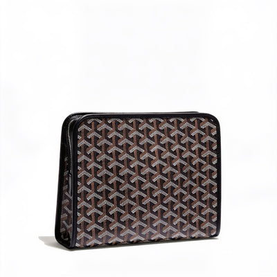 Canvas Toiletry Bag - Medium - Black - 2