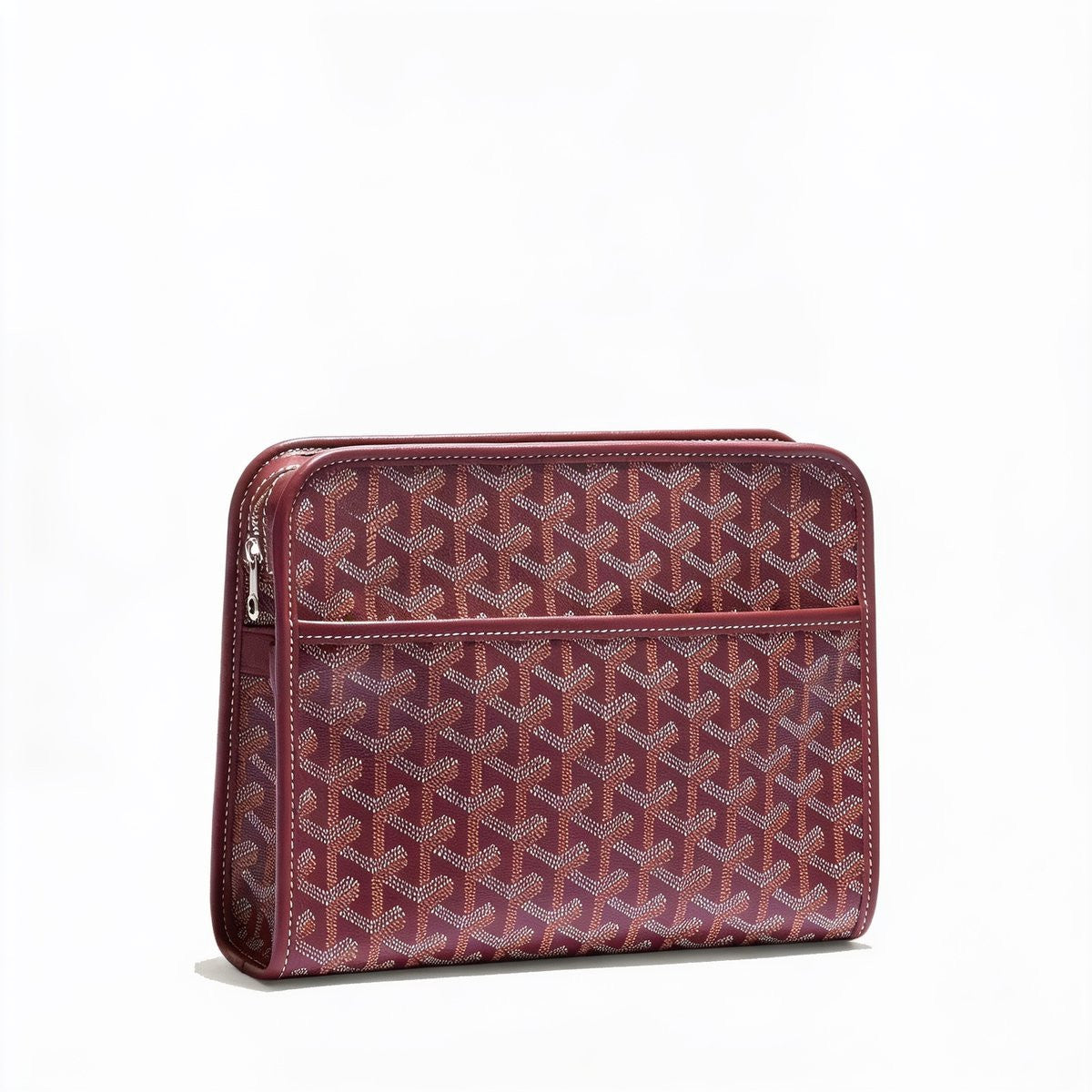 Canvas Toiletry Bag - Medium - Burgundy