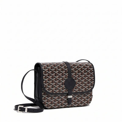 Canvas Crossbody Messenger - Medium - Black