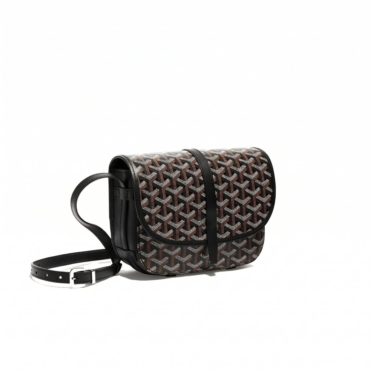 Canvas Crossbody Messenger - Small - Black