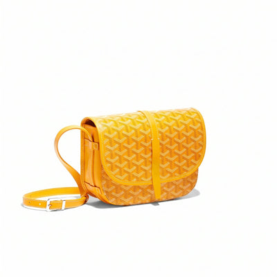 Canvas Crossbody Messenger - Small - Yellow