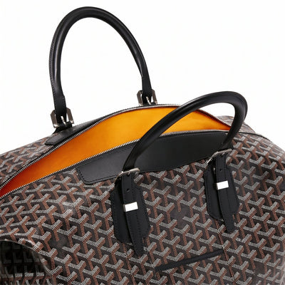 Canvas Bowling Travel Bag - 45cm - Black - 3