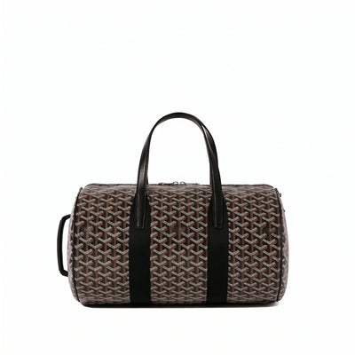 Canvas Sports Duffel Bag - Black - 2