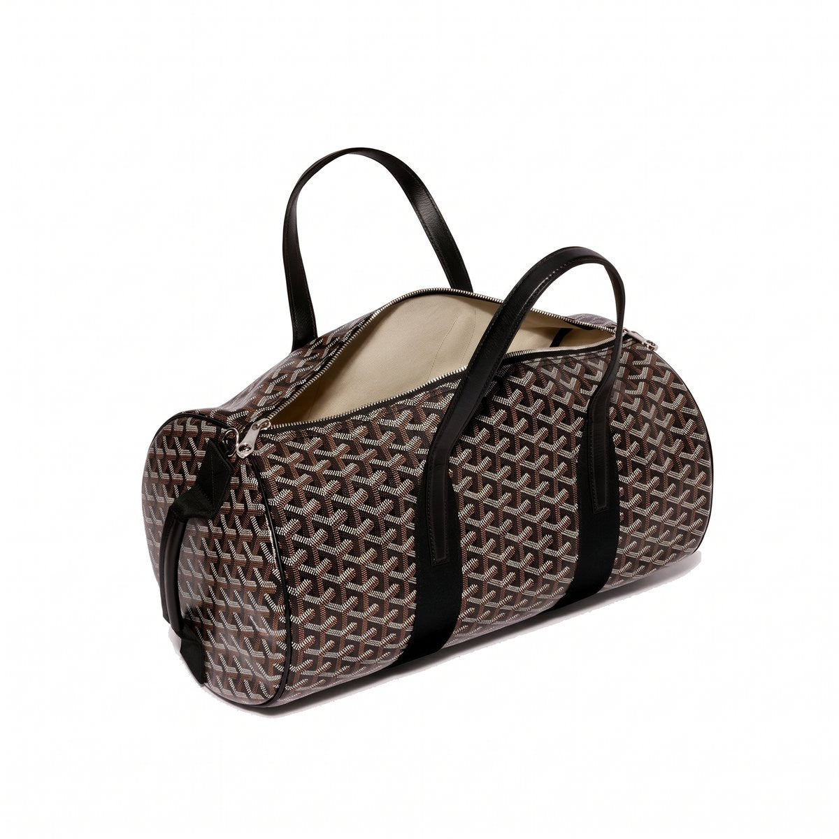 Canvas Sports Duffel Bag - Black - 3