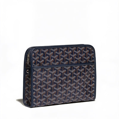 Canvas Toiletry Bag - Medium - Navy Blue
