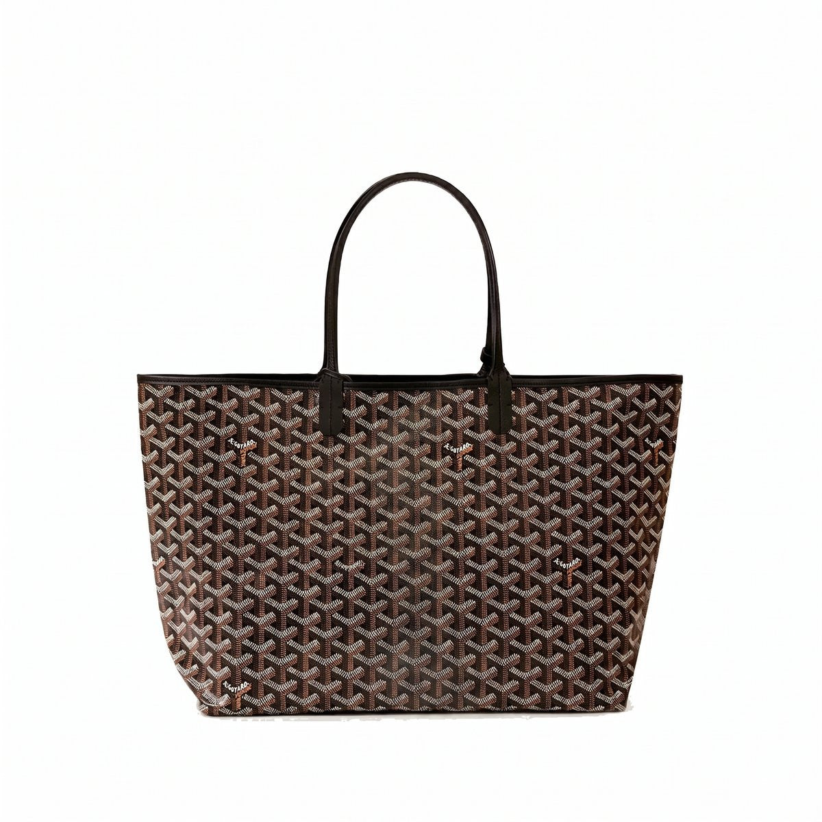 Canvas Tote with Personalized Stripes - Small - Black - 2