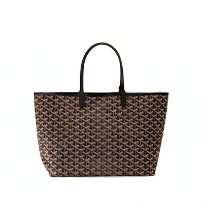 Canvas Tote with Personalized Stripes - Small - Black - 2
