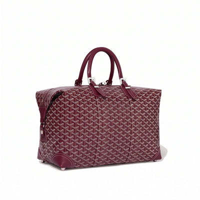 Canvas Bowling Travel Bag - 45cm - Burgundy