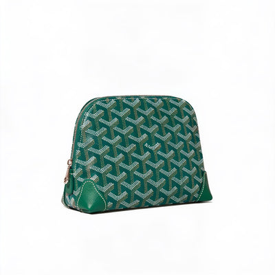Canvas Cosmetic Pouch - Green