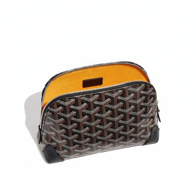 Canvas Cosmetic Pouch - Black - 3
