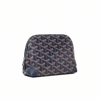 Canvas Cosmetic Pouch - Navy Blue