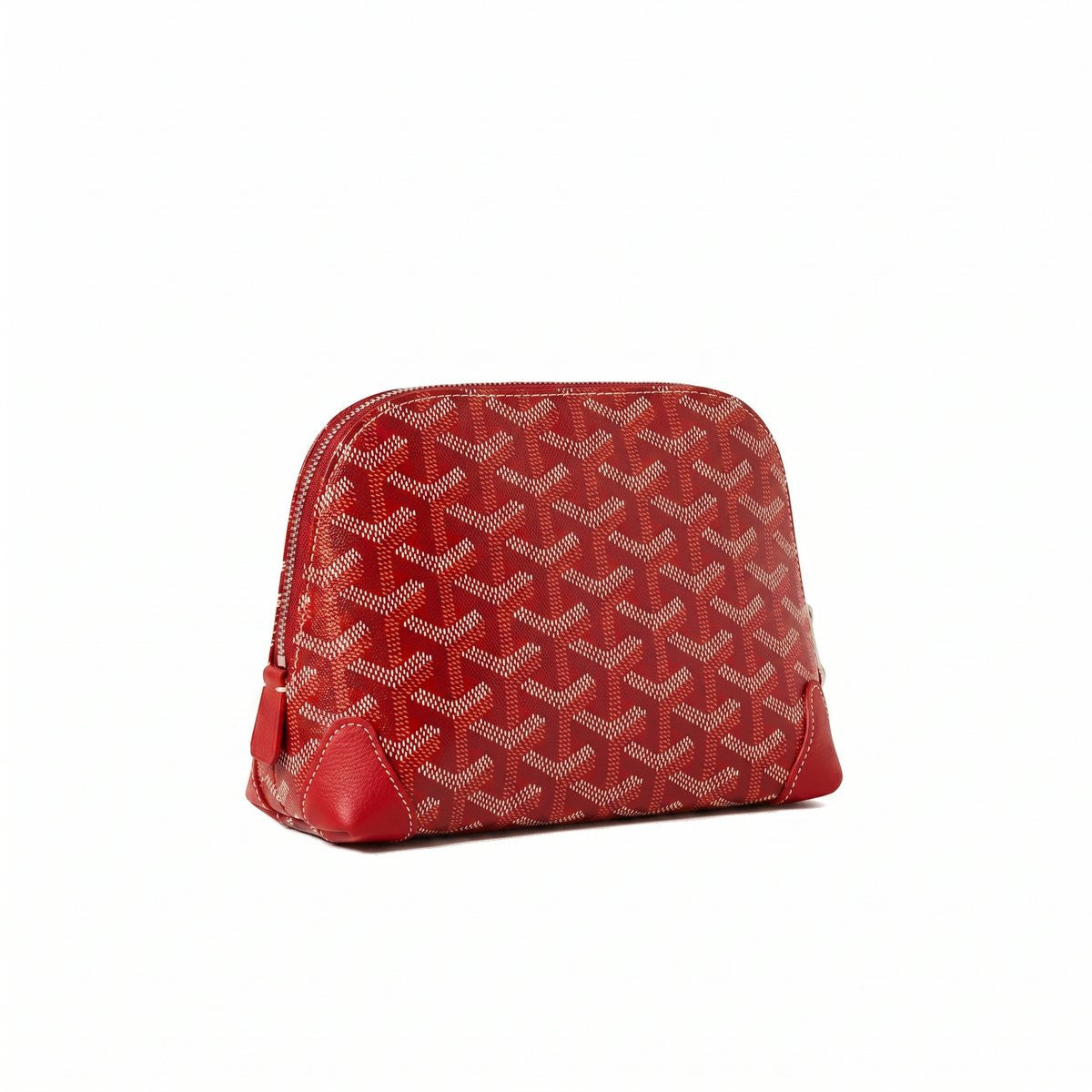 Canvas Cosmetic Pouch - Red