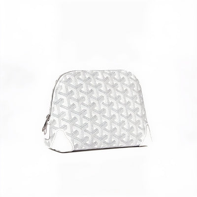 Canvas Cosmetic Pouch - White