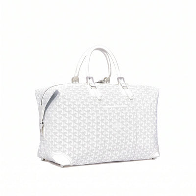Canvas Bowling Travel Bag - 45cm - White