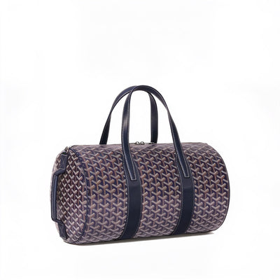 Canvas Sports Duffel Bag - Navy Blue