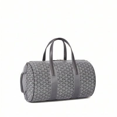 Canvas Sports Duffel Bag - Grey