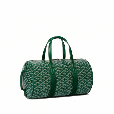 Canvas Sports Duffel Bag - Green