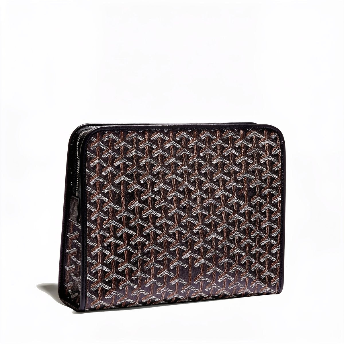 Canvas Toiletry Bag - Large - Black - 2