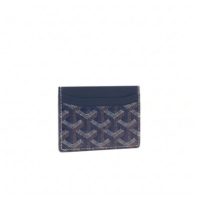 Classic Bi-Fold Card Holder - Navy Blue