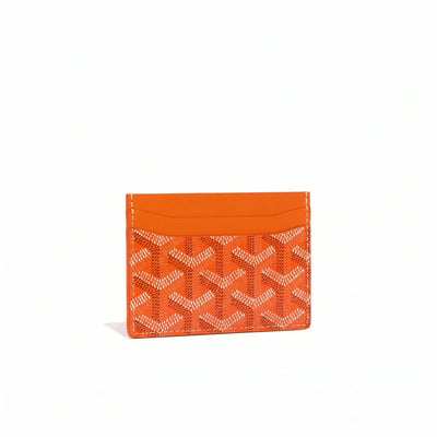 Classic Bi-Fold Card Holder - Orange