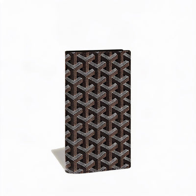 Long Snap Wallet with Card Slots - Black