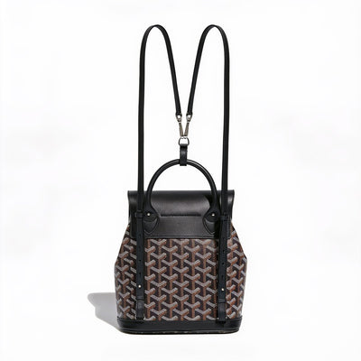 Mini Canvas Backpack - Black - 3