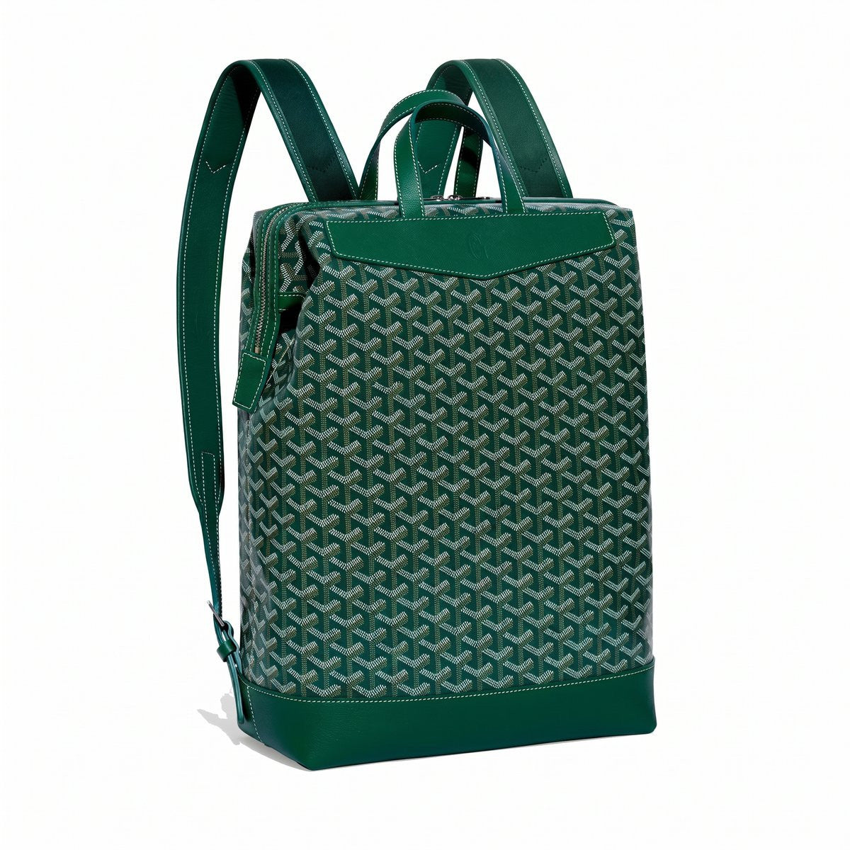 Medium Canvas Backpack - Green