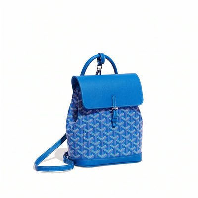 Mini Canvas Backpack - Sky Blue